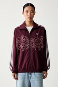 adidas Originals μεταβατικό μπουφάν γυναικείο Floral Firebird μπορντό KX1875