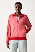 adidas Originals кофта на застібці жіноча з бавовною Beckenbauer рожева KV9564