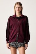adidas Originals rozepínací mikina dámská Firebird burgundská KS4678