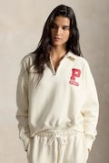 Polo Ralph Lauren pulover ženski z bombažem bež 211B17801