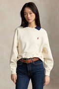 Polo Ralph Lauren bluza damska z bawełną beżowa 211B17785