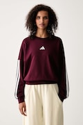 adidas dukserica za žene s pamukom Essentials bordo KR1025
