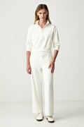 adidas komplet dresowy damski Laziday beżowy KZ3013