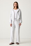adidas komplet dresowy damski z bawełną Energize szary KG1932