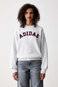 adidas bluza damska z bawełną Chenille Pack szara KU0328