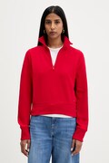 Tommy Jeans mikina dámská bavlněná červená DW0DW22835