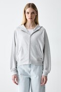 Tommy Jeans jopica ženska bombažna siva DW0DW22834