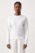 Guess bluza damska z bawełną biała W6BQ14 K6060