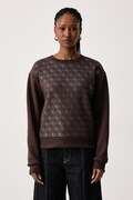 Guess bluza damska z bawełną brązowa W6BQ14 K6060