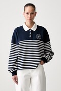 Tommy Hilfiger mikina dámská bavlněná námořnická modř WW0WW50036