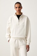 Calvin Klein bluza damska bawełniana beżowa LV044G247G