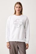 Guess bluza damska z bawełną biała W6YQ17 K4355