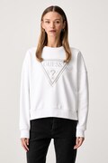 Guess pulover ženski bombažen bel W6YQ14 K4352