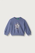 United Colors of Benetton bluza dziecięca bawełniana fioletowa 3J70G10NJ