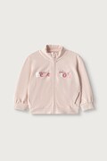 United Colors of Benetton bluza rozpinana dziecięca bawełniana różowa 3J70G504H