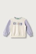 United Colors of Benetton felpa per bambini in cotone multicolore 3J70G10NG