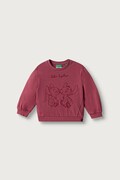 United Colors of Benetton felpa per bambini in cotone rosa 3J70G10NE