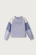 United Colors of Benetton mikina detská bavlnená fialová 3J68C10U7