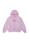 Converse bluza z kapturem dziecięca z bawełną różowa 4CJ838