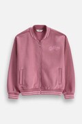 Coccodrillo bluza rozpinana dziecięca z bawełną różowa EVERYDAY GIRL A
