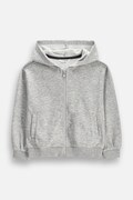 Coccodrillo mikina s kapucňou detská s bavlnou sivá EVERYDAY GIRL A