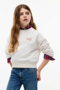 Tommy Hilfiger bluza dziecięca z bawełną biała KG0KG09572