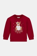 Guess bluza dziecięca bawełniana bordowa K6BQ02 K5894