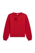 Guess bluza dziecięca bawełniana czerwona J6BQ09 K6096