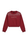 Guess μπλούζα παιδική βαμβακερή μπορντό J6BQ02 K6084