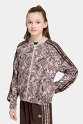 adidas Originals bluza rozpinana dziecięca brązowa KU9719