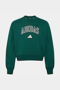adidas bluza dziecięca z bawełną zielona KS5137