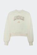 adidas bluza dziecięca z bawełną beżowa KS5136