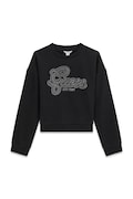 Guess кофта дитяча бавовняна чорна J6YQ05 K3899