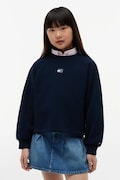 Tommy Hilfiger hanorac pentru copii din bumbac bleumarin KG0KG09446