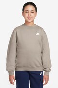 Nike bluza dziecięca z bawełną Nike Sportswear Club Fleece beżowa FD3006