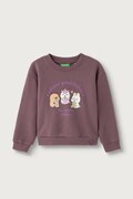 United Colors of Benetton bluza dziecięca z bawełną fioletowa 392VG10NR