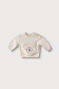 United Colors of Benetton dukserica za bebe s pamukom bež 3YWVA107F