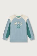United Colors of Benetton bluza dziecięca bawełniana niebieska 3J70G10NM