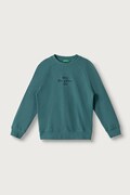 United Colors of Benetton bluza dziecięca bawełniana turkusowa 3J68C10UC