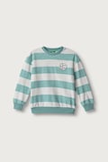 United Colors of Benetton pulover otroški z bombažem turkizen 331PC10SY