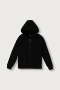 Colmar bluza rozpinana z kapturem dziecięca z bawełną czarna 36000045N