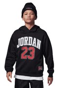 Jordan bluza z kapturem dziecięca z bawełną czarna 95C479