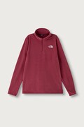 The North Face dukserica za djecu s flisom TEEN GLACIER 1/4 ZIP PULLOVER roza NF0A8CVGNMP1