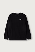 The North Face dukserica za djecu s pamukom TEEN EVOLUTION SIMPLE DOME CREW crna NF0A8ESMJK31