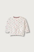 Tommy Hilfiger mikina kojenecká s bavlnou bílá KN0KN02337