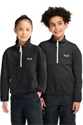 Jack Wolfskin μπλούζα fleece παιδική TAUNUS 100 μαύρη A66169
