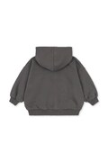 Konges Sløjd bluza rozpinana z kapturem dziecięca z bawełną LOU SWEAT ZIP HOOD GOTS szara KS106108