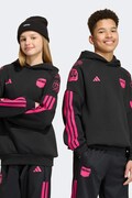 adidas bluza z kapturem dziecięca z bawełną FORTNITE czarna KR1750