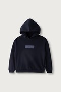 Napapijri bluza z kapturem dziecięca z bawełną B-NEW BOX LOGO H W granatowa NP0A8BA91761
