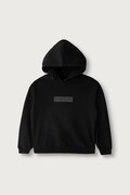 Napapijri bluza z kapturem dziecięca z bawełną B-NEW BOX LOGO H W czarna NP0A8BA99411